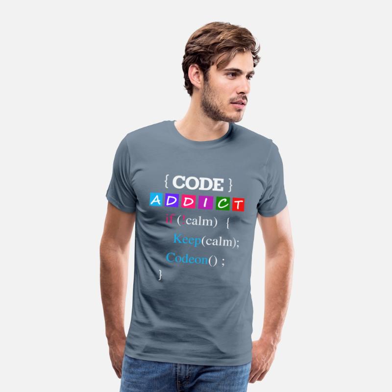 Keep calm and Code Addict T-shirt