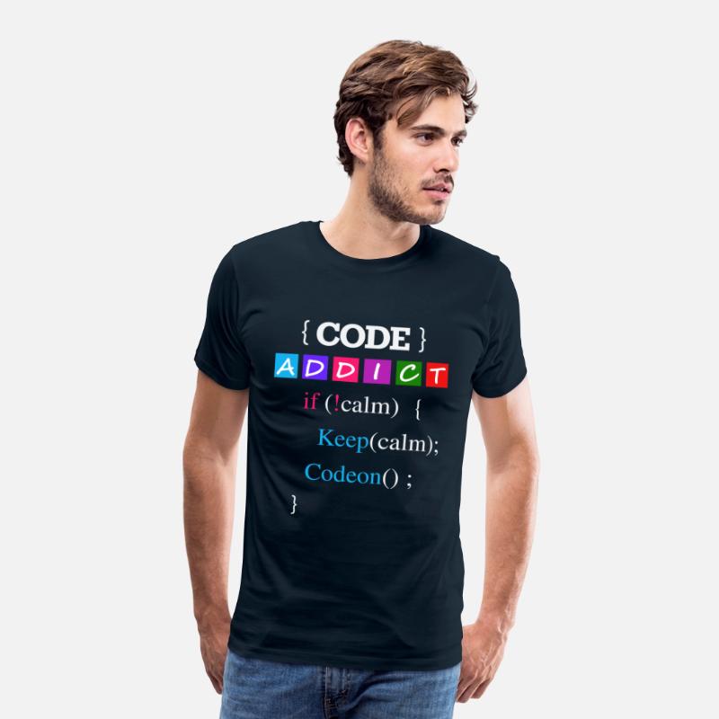 Keep calm and Code Addict T-shirt