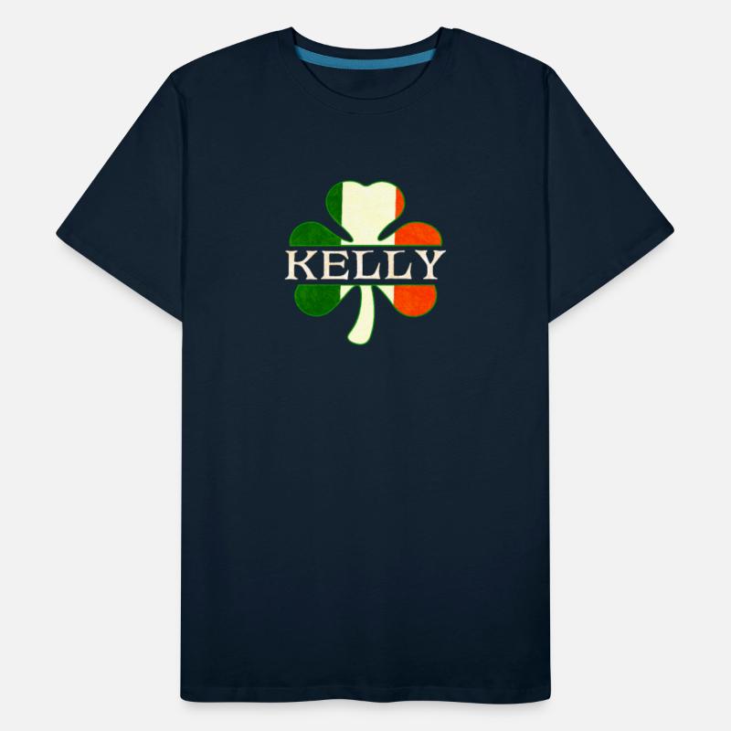 Kelly Irish Surname Ireland Flag Shamrock