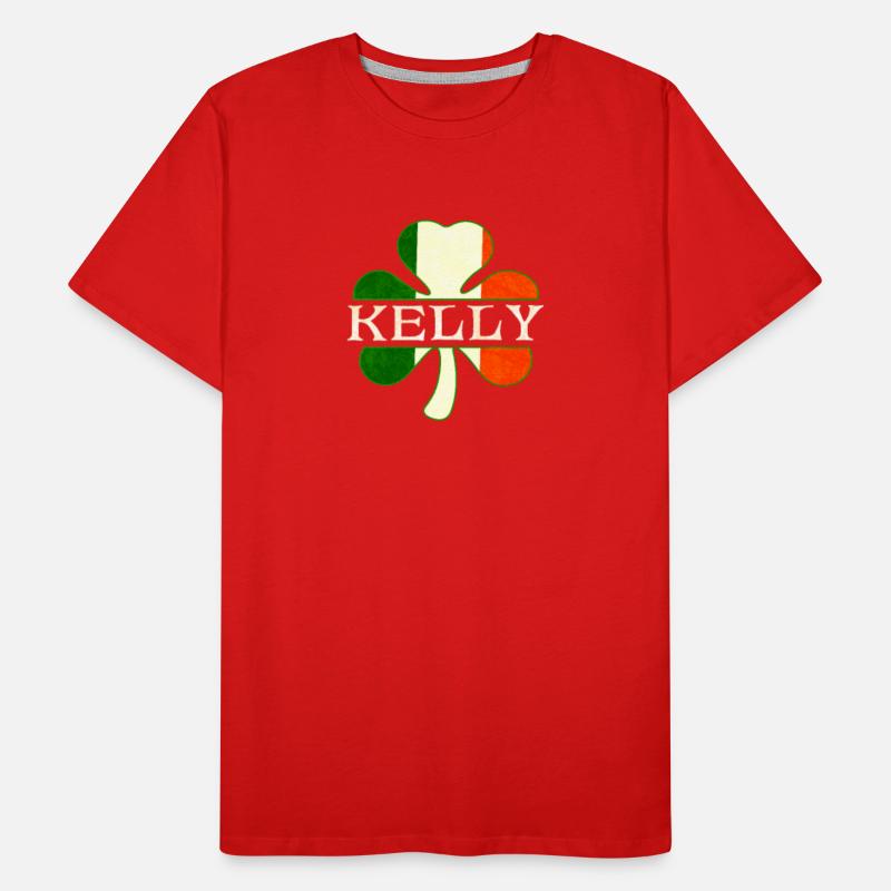 Kelly Irish Surname Ireland Flag Shamrock