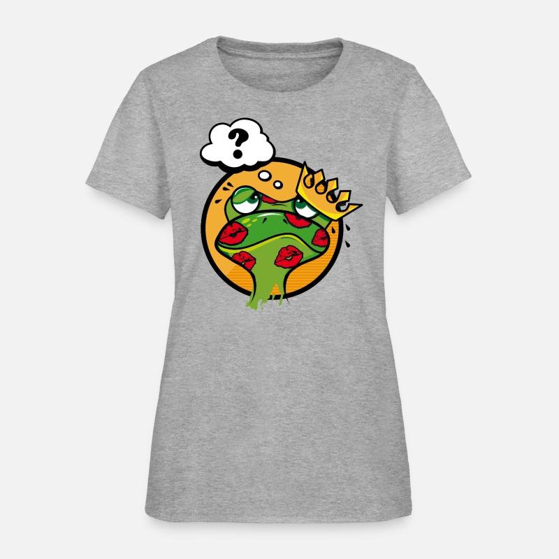 Kissed Frog with Crown and Question Mark