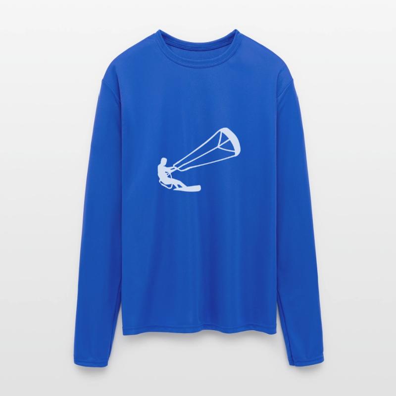 Kitesurfer silhouette kiteboarding adrenaline athl