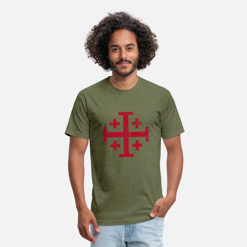 Knight'S Templar Jerusalem Cross Kingdom Of Jerusa