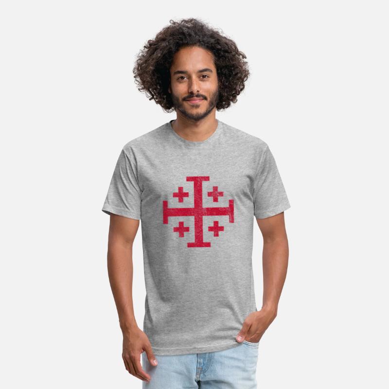 Knight'S Templar Jerusalem Cross Kingdom Of Jerusa
