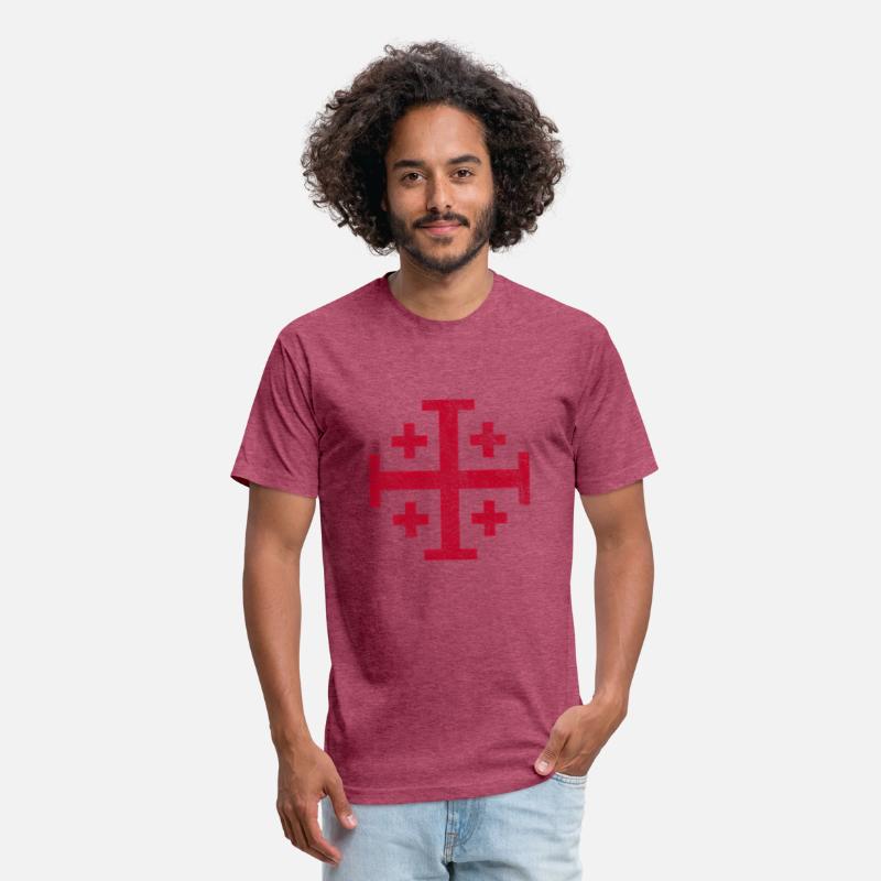 Knight'S Templar Jerusalem Cross Kingdom Of Jerusa