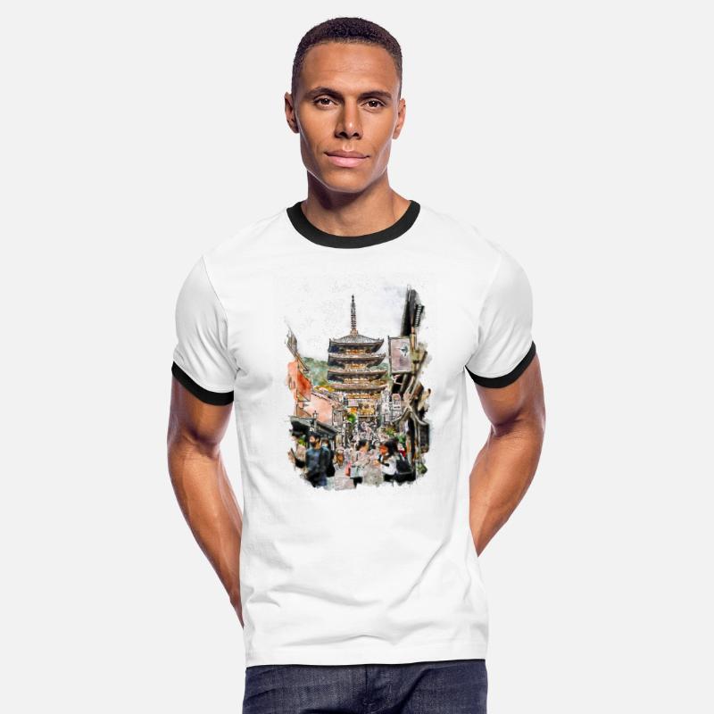 Kyoto Temple Watercolor