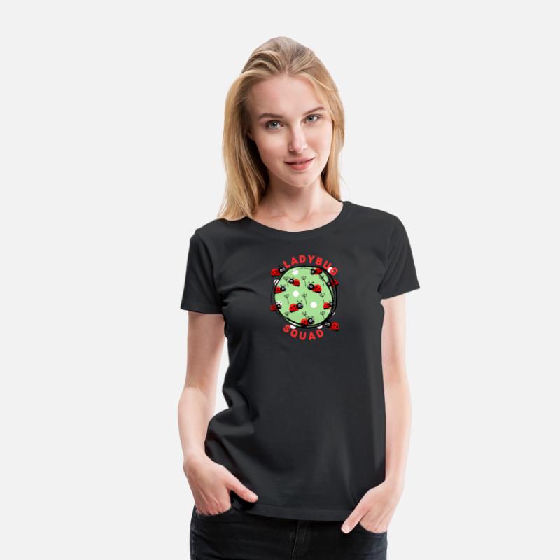 Ladybug Squad - Green Playful Ladybug Design