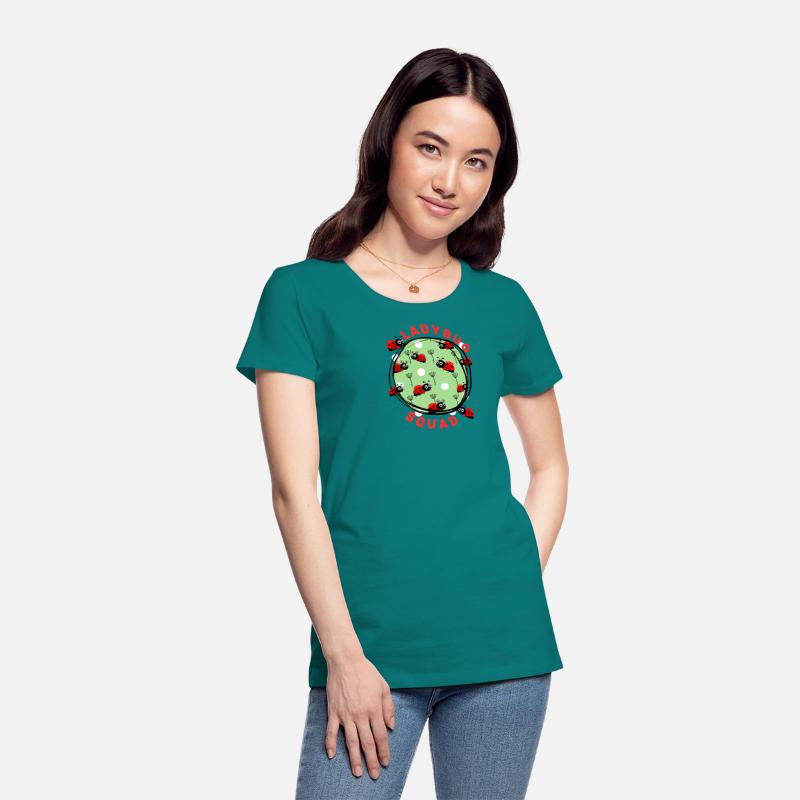 Ladybug Squad - Green Playful Ladybug Design