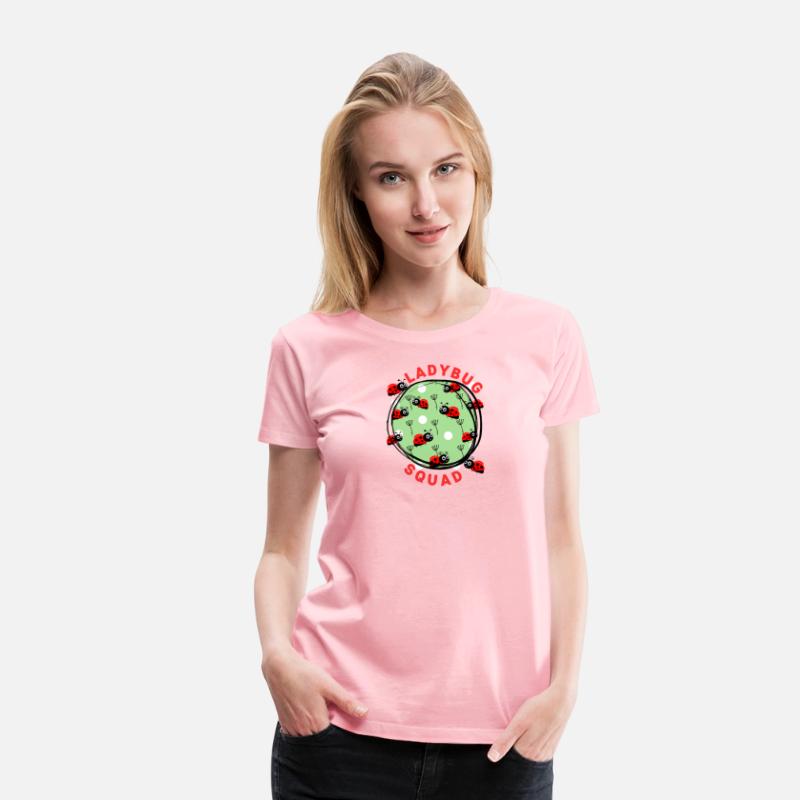 Ladybug Squad - Green Playful Ladybug Design