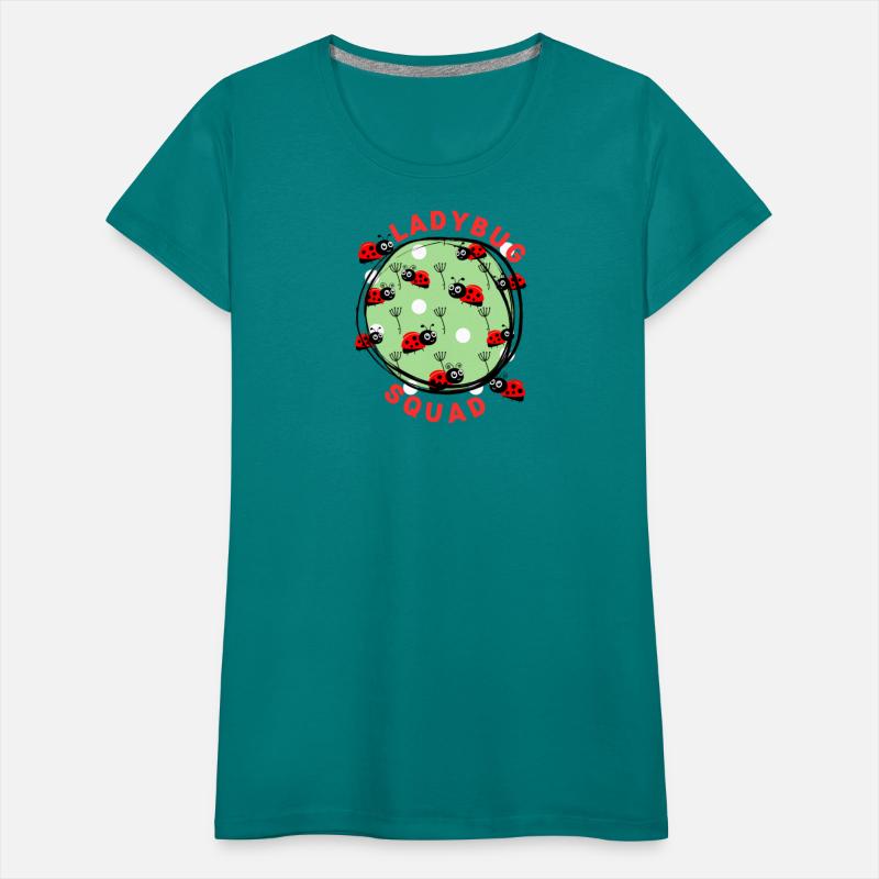 Ladybug Squad - Green Playful Ladybug Design