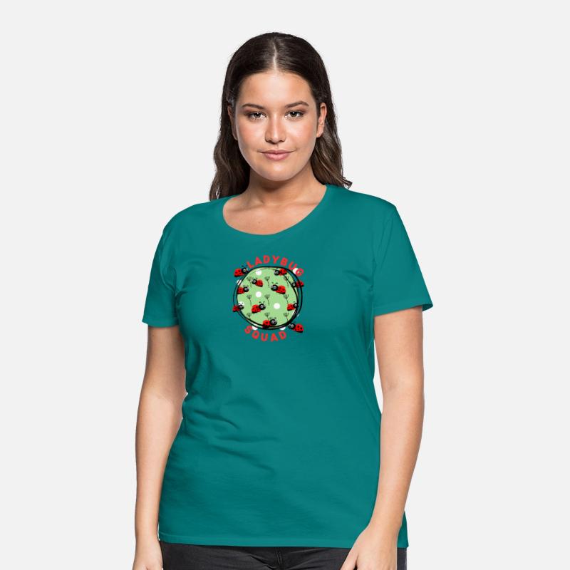 Ladybug Squad - Green Playful Ladybug Design