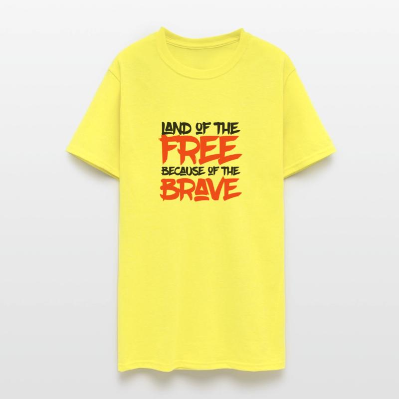 Land of the free because of the brave