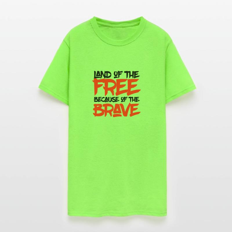 Land of the free because of the brave