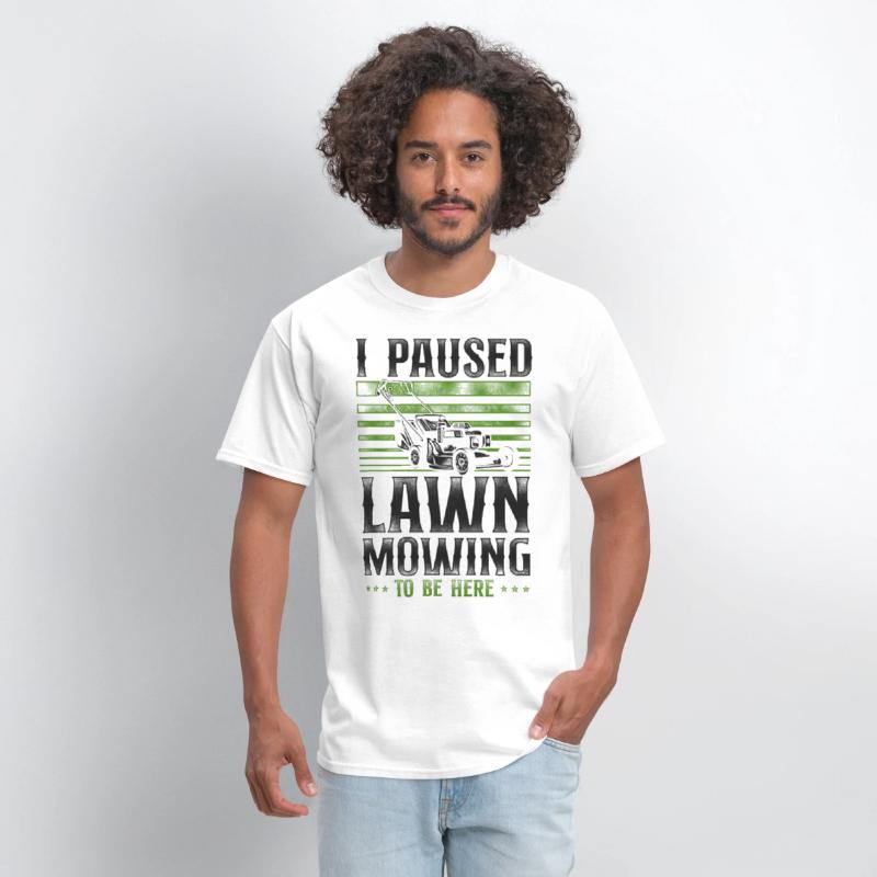 Lawn Mower Mowing Dad Father