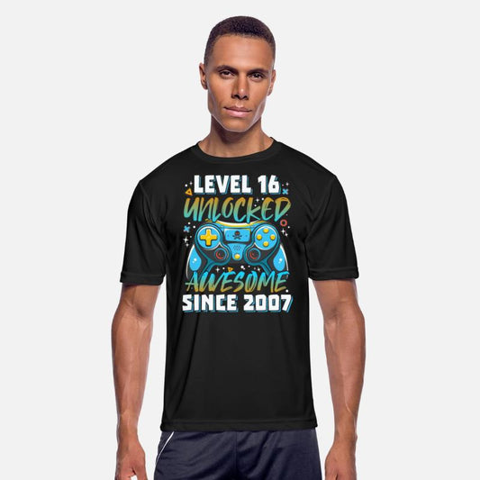 Level 16 Unlocked Awesome 2007 Gamer 16th Birthday