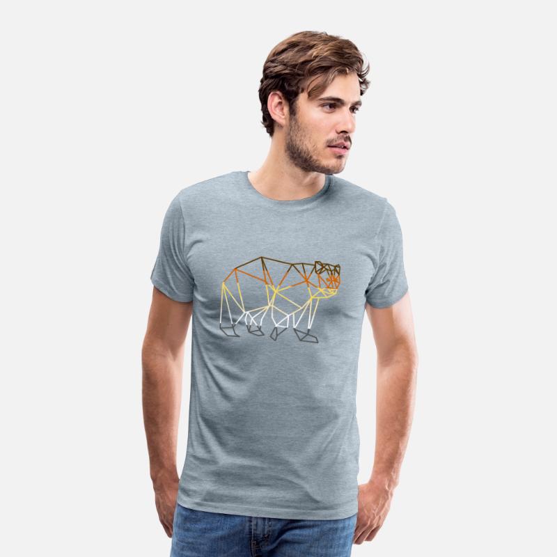 LGBT Bear Shirt, LGBT bear Geometric Bear Pride,