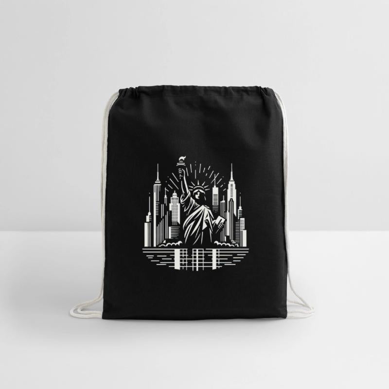 Liberty & NYC Skyline