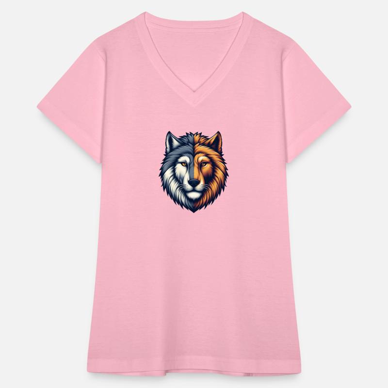 Lion and wolf hybrid head design