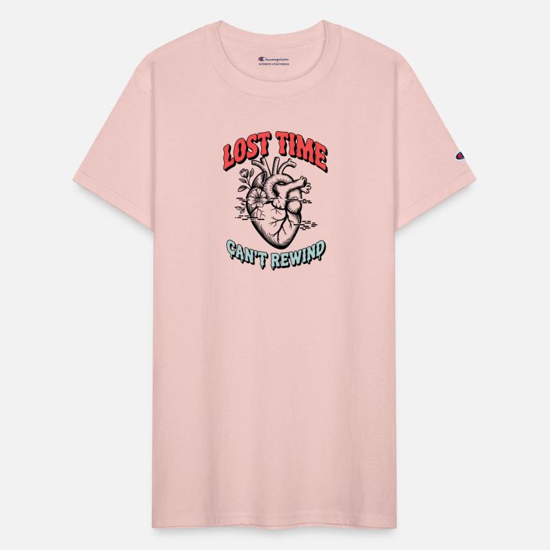 Lost Time Can’t Rewind – Retro Grunge Heart