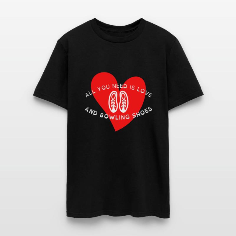 Love and Bowling Shoes (red)