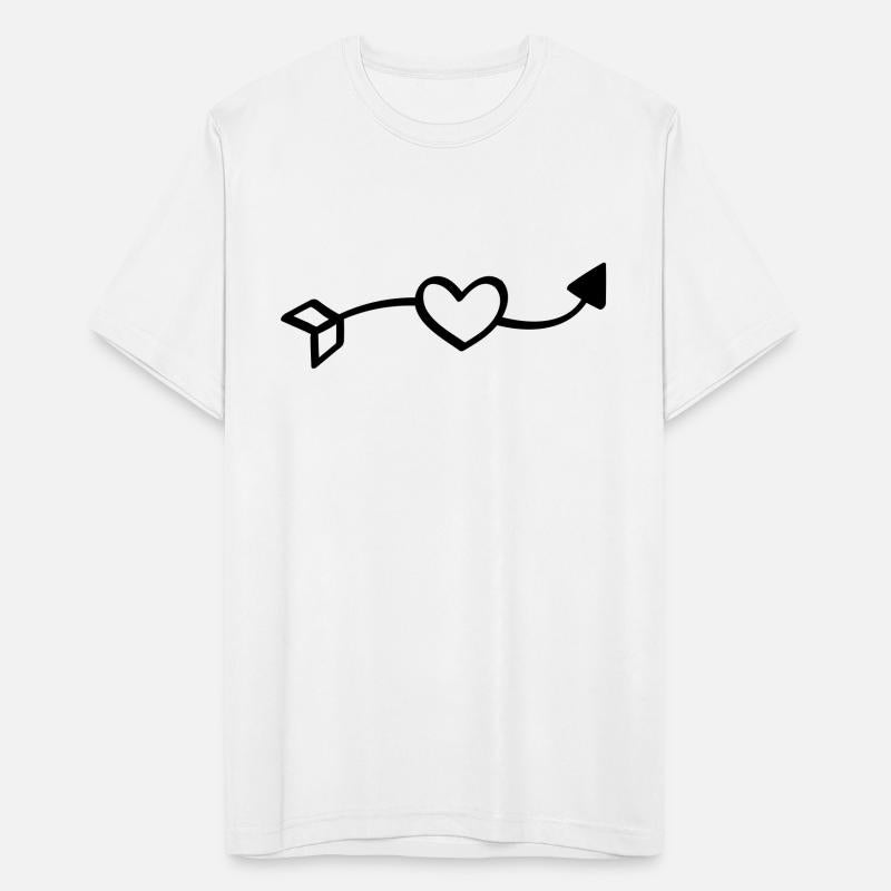 Love arrow - hand drawn comic style, falling in