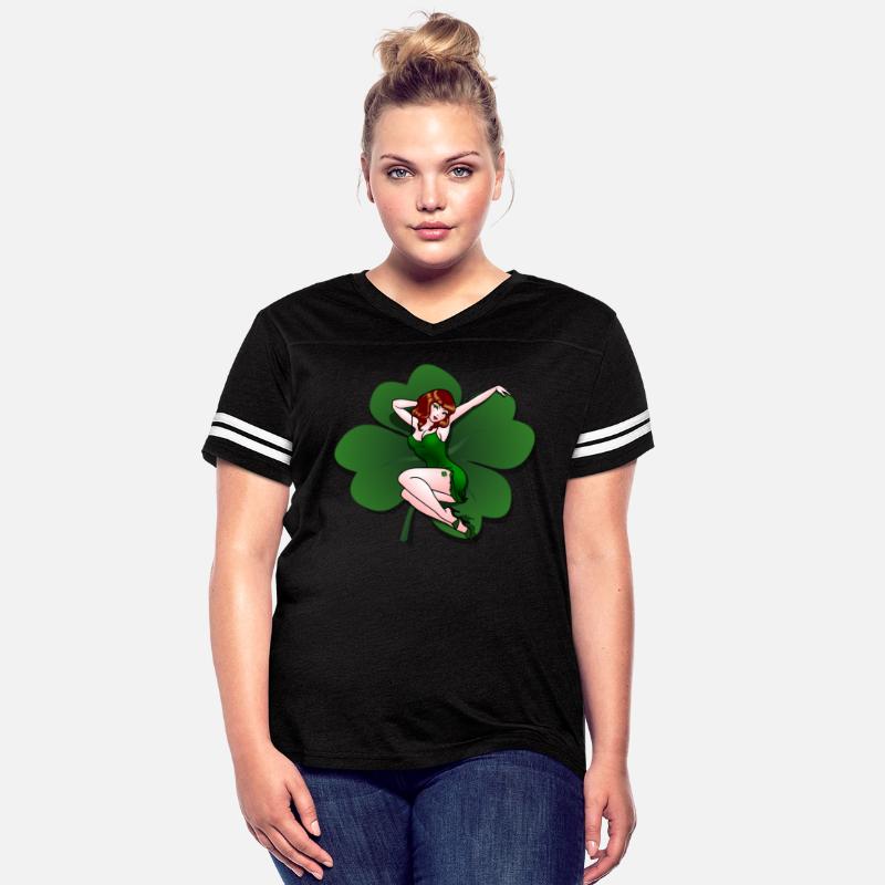 Lucky Pinup Girl St Patrick's Pin Up Shirts