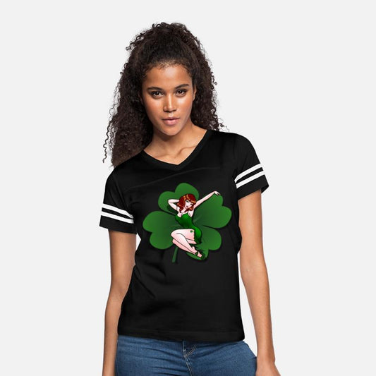 Lucky Pinup Girl St Patrick's Pin Up Shirts