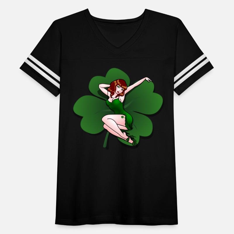 Lucky Pinup Girl St Patrick's Pin Up Shirts