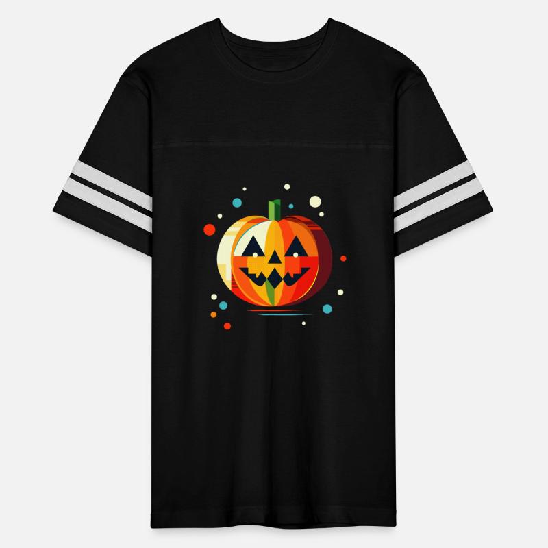 magical Halloween pumpkin in bright colors
