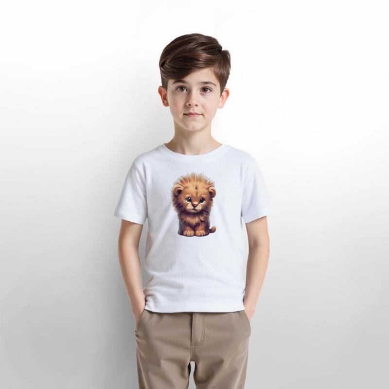 Majestic Lion Cub Illustration