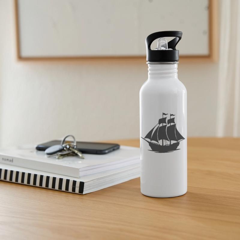 Majestic Sailboat Silhouette Design