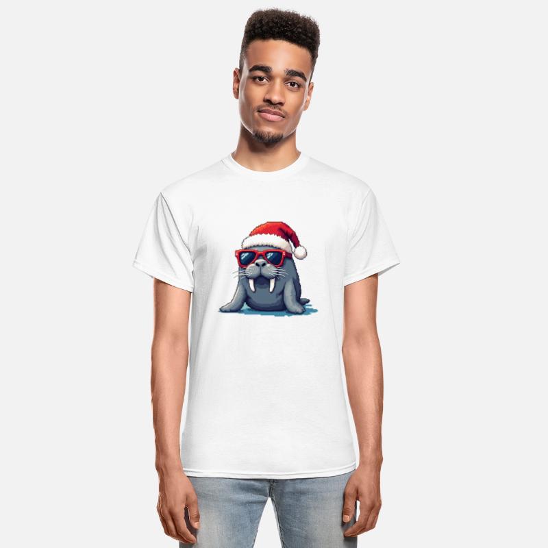 Manatee Christmas - Adorable Santa Manatee Outfit