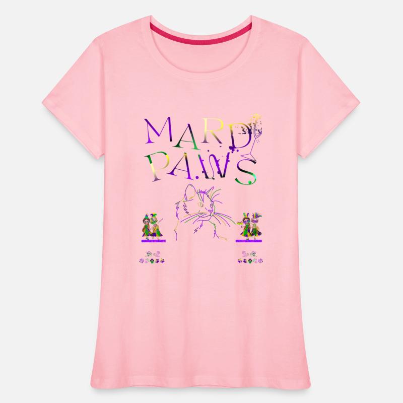 mardi gras funny dancing queen- kawii cat T-shirt