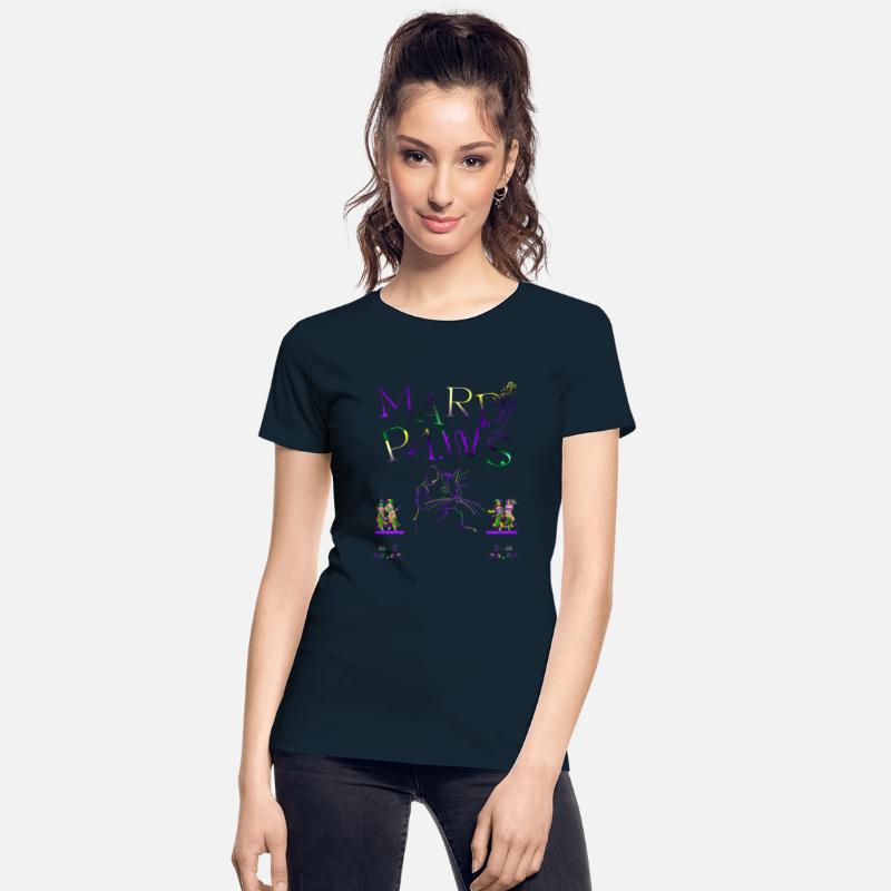 mardi gras funny dancing queen- kawii cat T-shirt