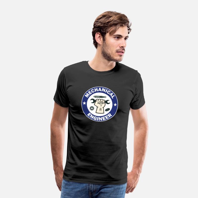 Mechanical engineer blue and white Circle Design