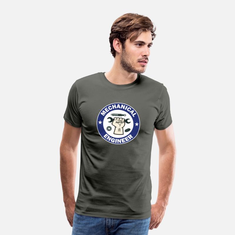 Mechanical engineer blue and white Circle Design