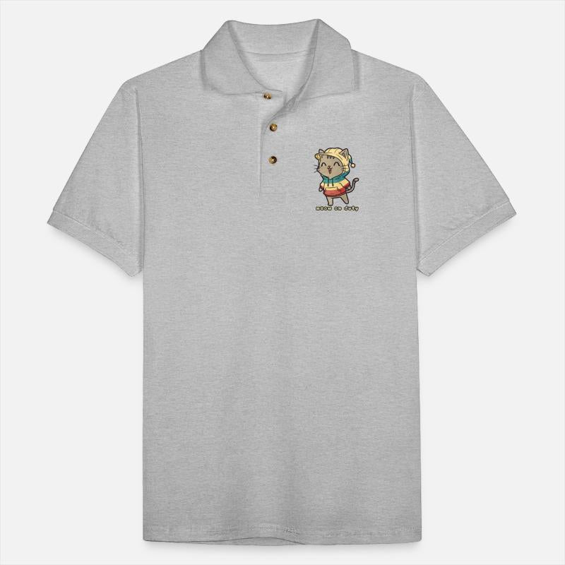 Meow Kawaii Cat Meow On Duty