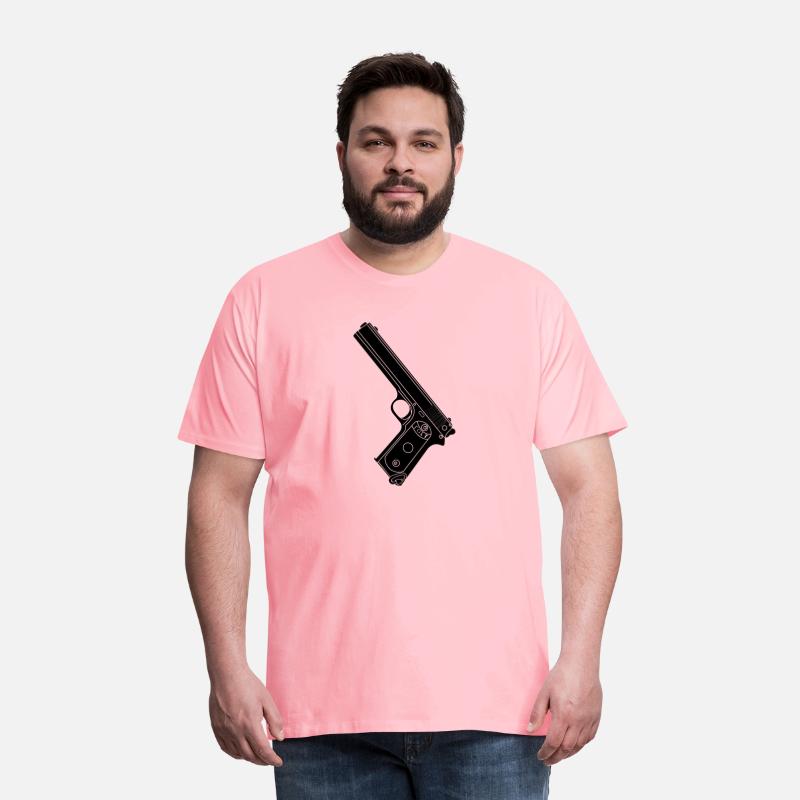 Military pistol 38 Colt shade picture