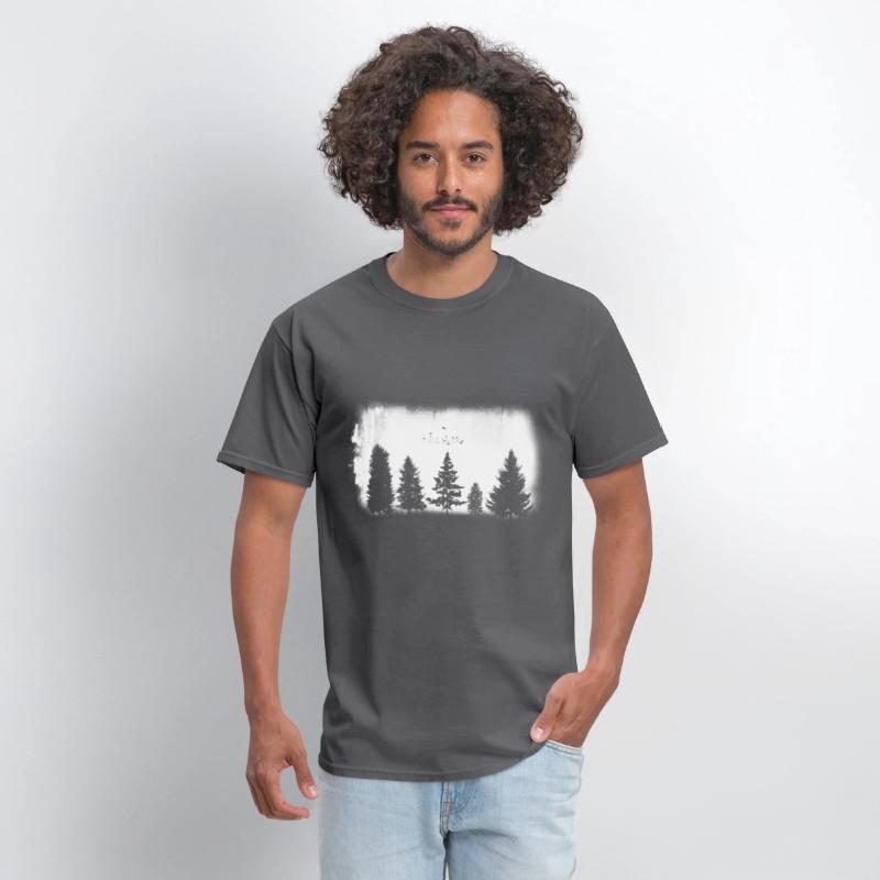 Minimalist Retro Nature Wild Trees