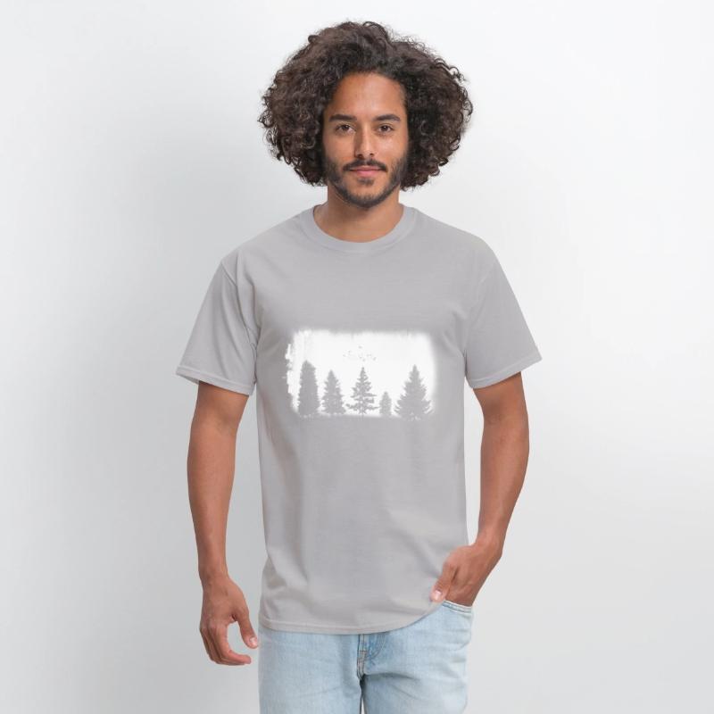 Minimalist Retro Nature Wild Trees