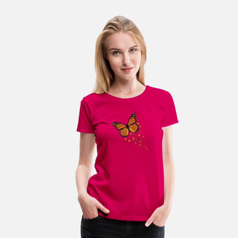 Monarch Butterfly Love Heart for Women and Girls