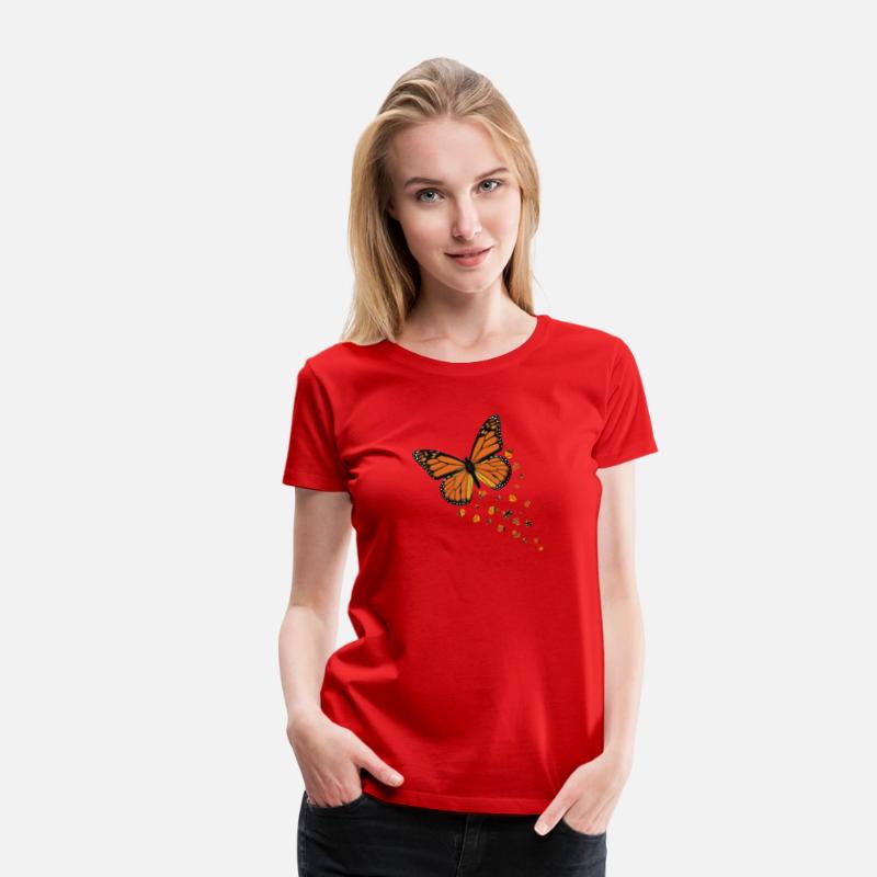 Monarch Butterfly Love Heart for Women and Girls