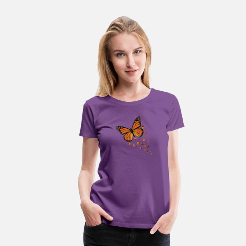 Monarch Butterfly Love Heart for Women and Girls