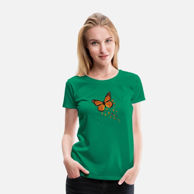 Monarch Butterfly Love Heart for Women and Girls