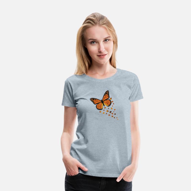 Monarch Butterfly Love Heart for Women and Girls