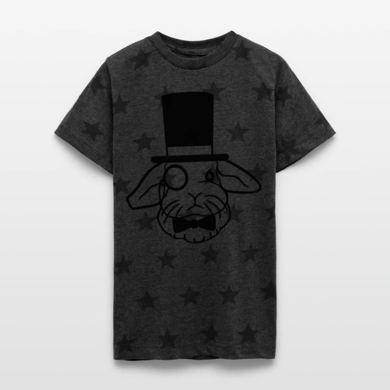 Mr. Rabbit Gentleman Top Hat Monocle Glasses rich