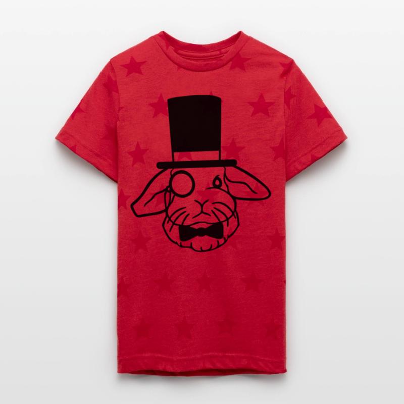 Mr. Rabbit Gentleman Top Hat Monocle Glasses rich