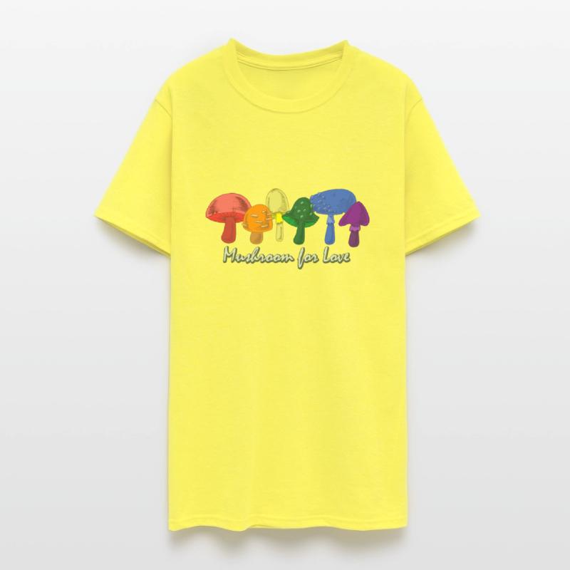 Mushroom for Love - Subtle Rainbow LGBTQ+ Pride