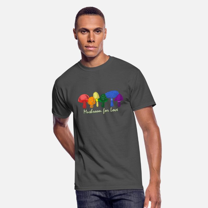 Mushroom for Love - Subtle Rainbow LGBTQ+ Pride