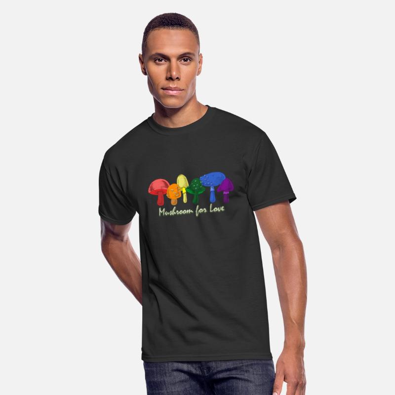 Mushroom for Love - Subtle Rainbow LGBTQ+ Pride